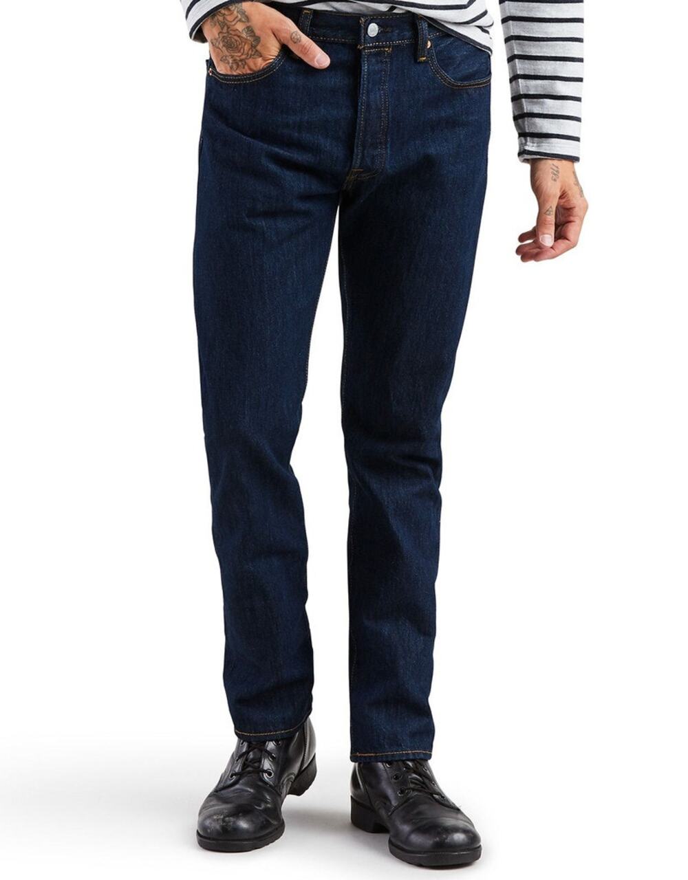 Levi’s 501 XX 36x34 Button Fly Original Straight Leg Dark Wash 100% Cotton Jeans